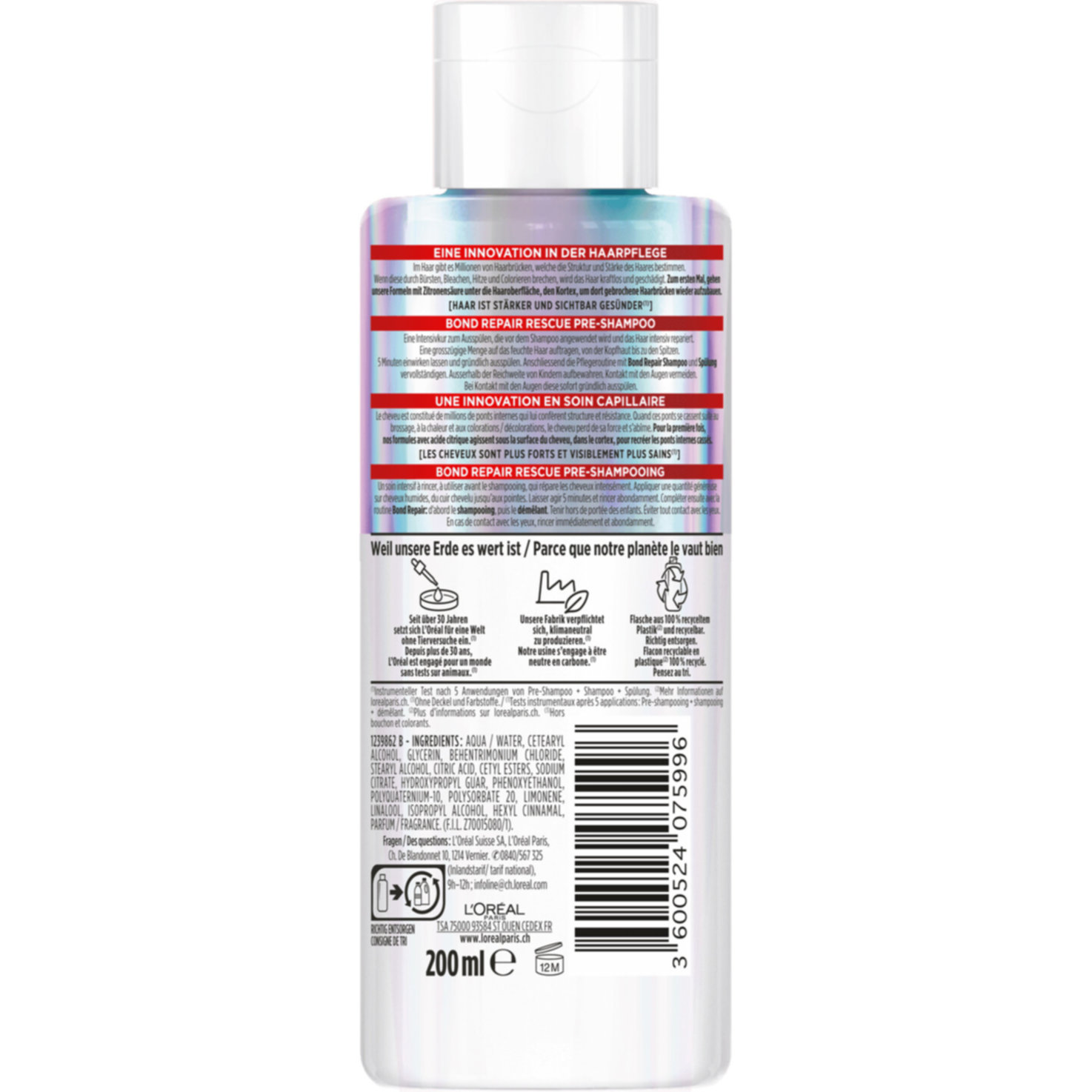 L'Oréal Paris Elseve Bond Repair Pre-shampoo