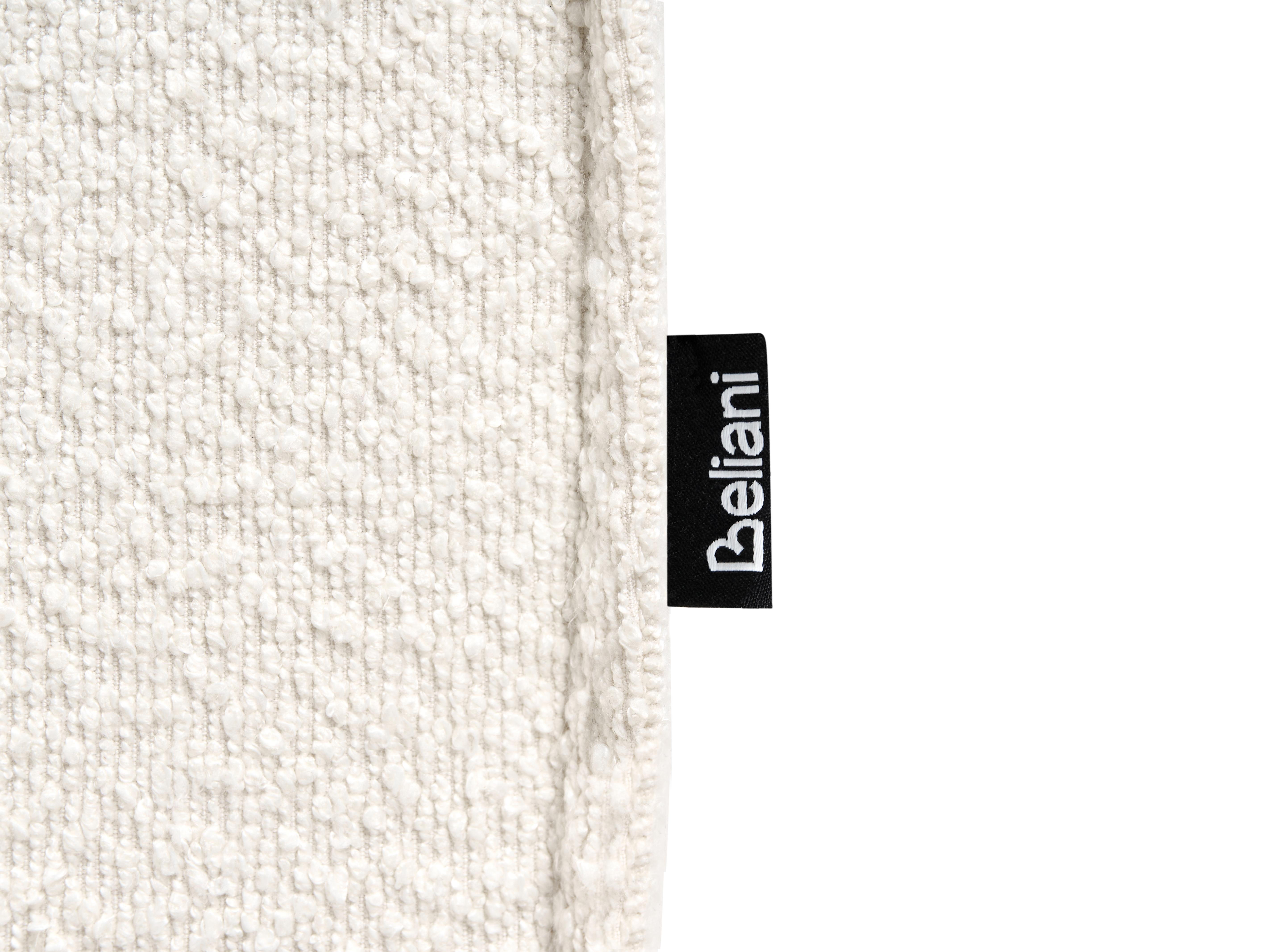 Hoekbank KOLDING Bouclé Lichtbeige met ottomaan linkszijdig