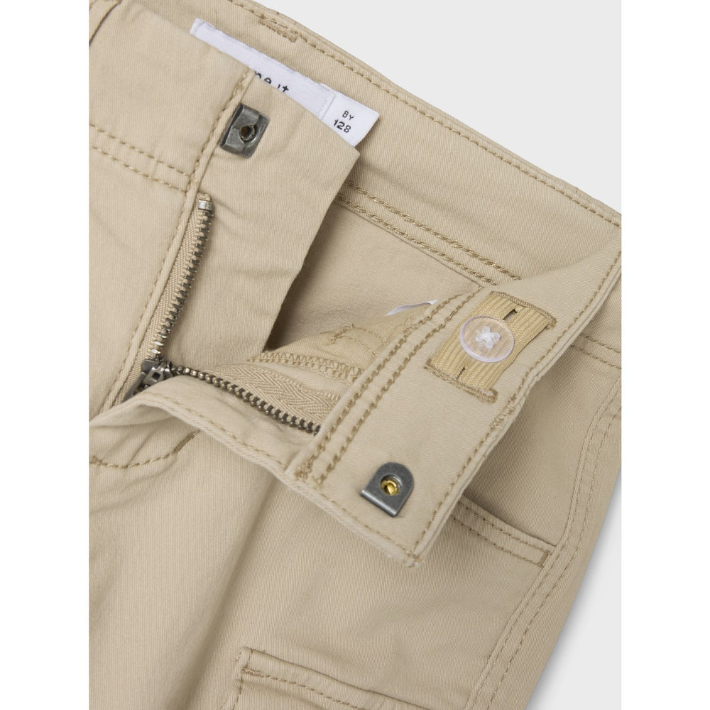 Køb Name It Oxford Tan Ryan Regular Twill Shorts Noos