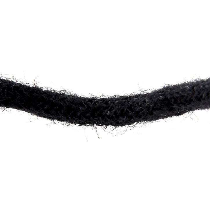 Baladeuse cordon jute & douille Chacon noir 4m