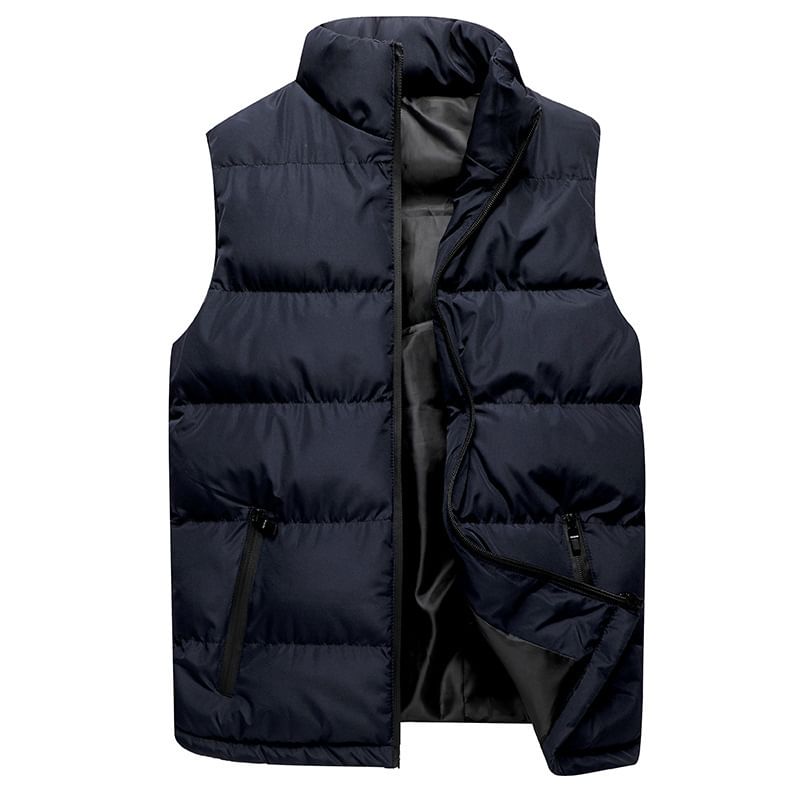 YIKES - Puffervest met opstaande kraag en rits
