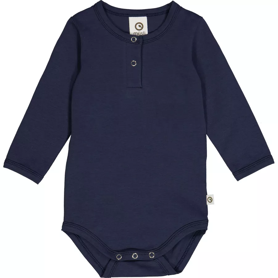 Müsli Langarmbody blue