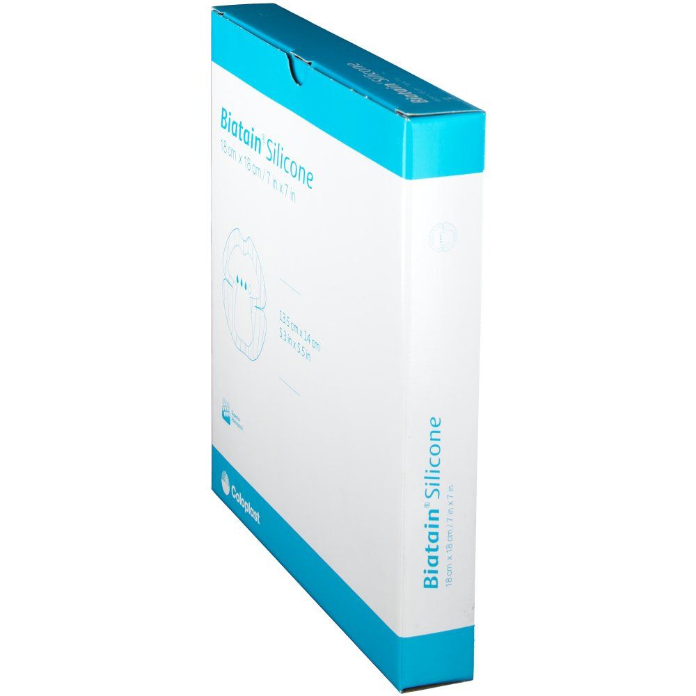 BIATAIN® Silicone Schaumverband Ferse 18 x 18 cm