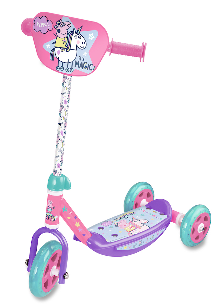 Patinete de 3 rodas da Peppa Pig