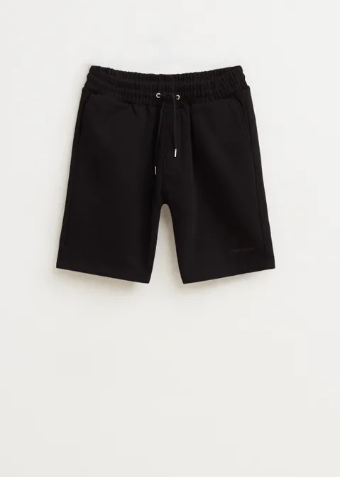 Oversized korte broek zwart (ZWART)