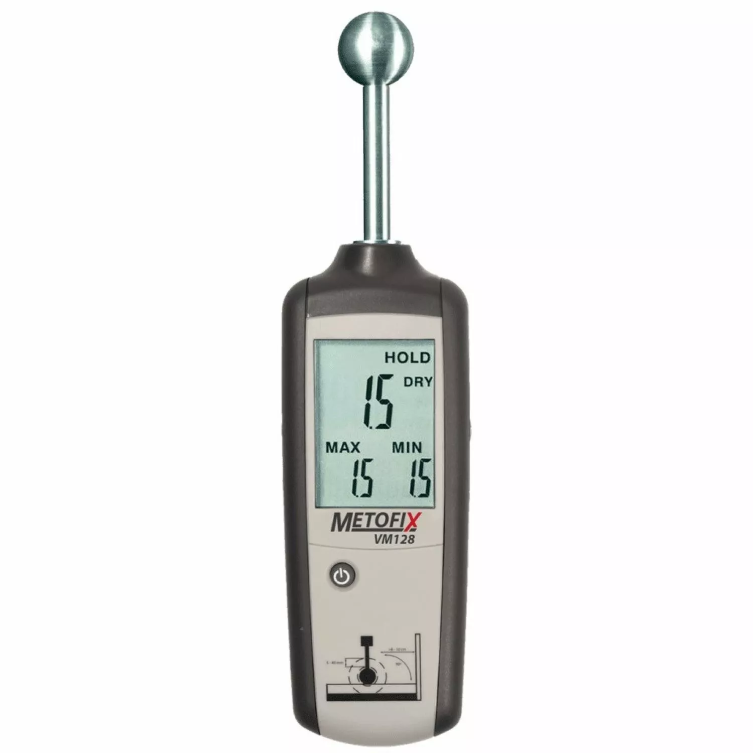 Levelfix VM128 Vochtmeter voor alle bouwmaterialen
