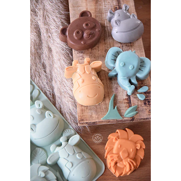 Moule en silicone Animaux de la jungle Scrapcooking
