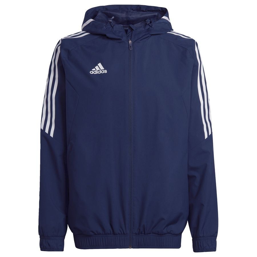 adidas All Weather Veste Condivo 22 - Bleu Marine/Blanc