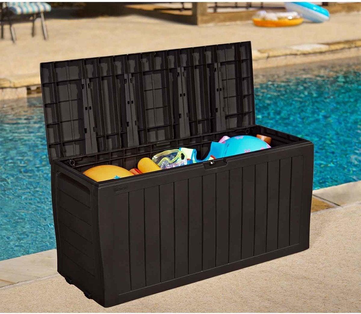 Keter Marvel plus opbergbox antraciet 117 x 44,5 x 57,7 cm