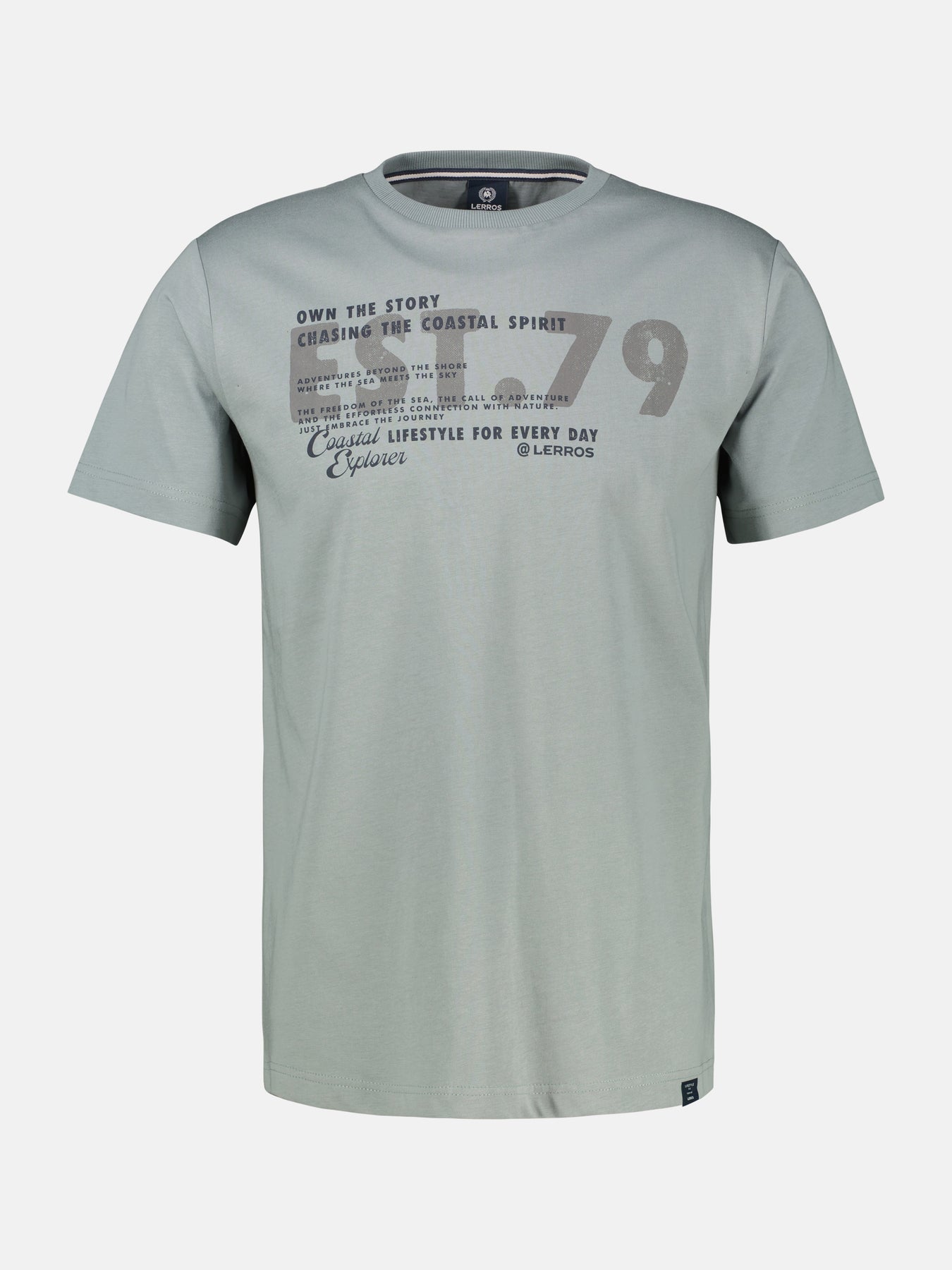 T-Shirt aus Baumwolle mit Brustprint