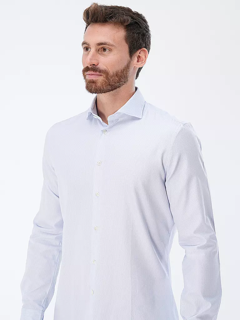 EDWARD COPPER Hemd Tailored Fit hellblau
