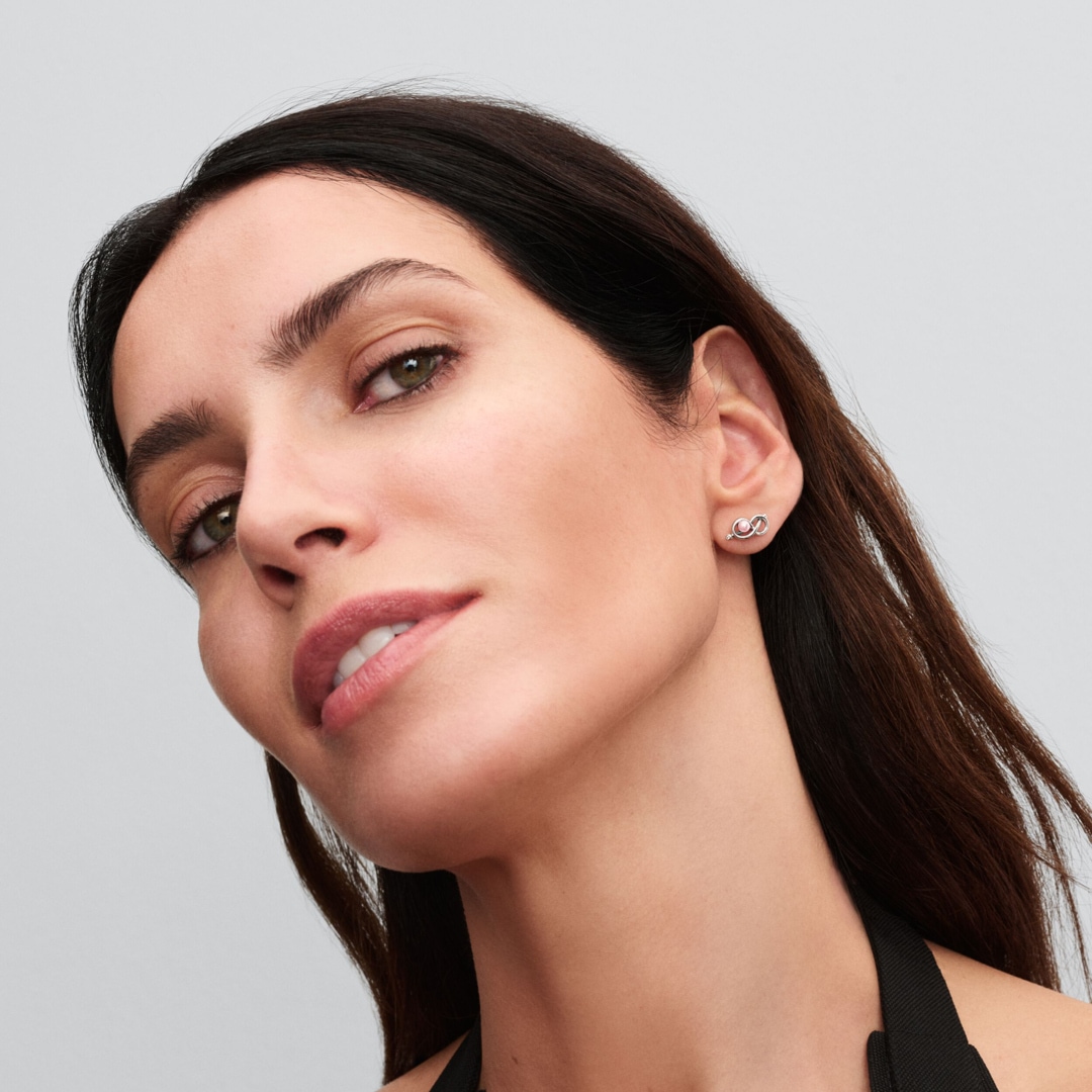 Pandora Moments Unendlichkeitsknoten Ohrstecker 925 Silber