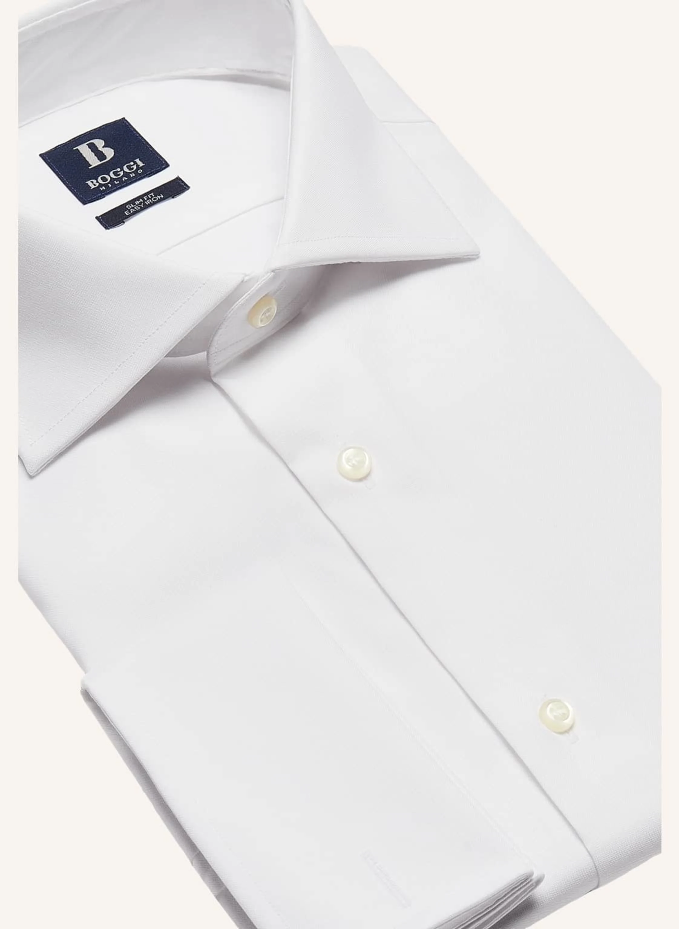 BOGGI MILANO Smoking-Hemd Slim Fit