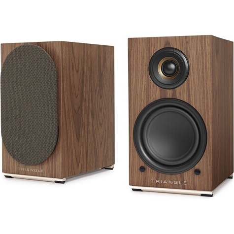 Enceinte connectée Hifi Triangle AIO TWIN Erable Brun vendues à la paire