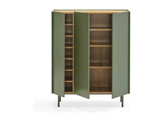 Arista - Casier à bouteilles en bois : Couleur - Vert amande