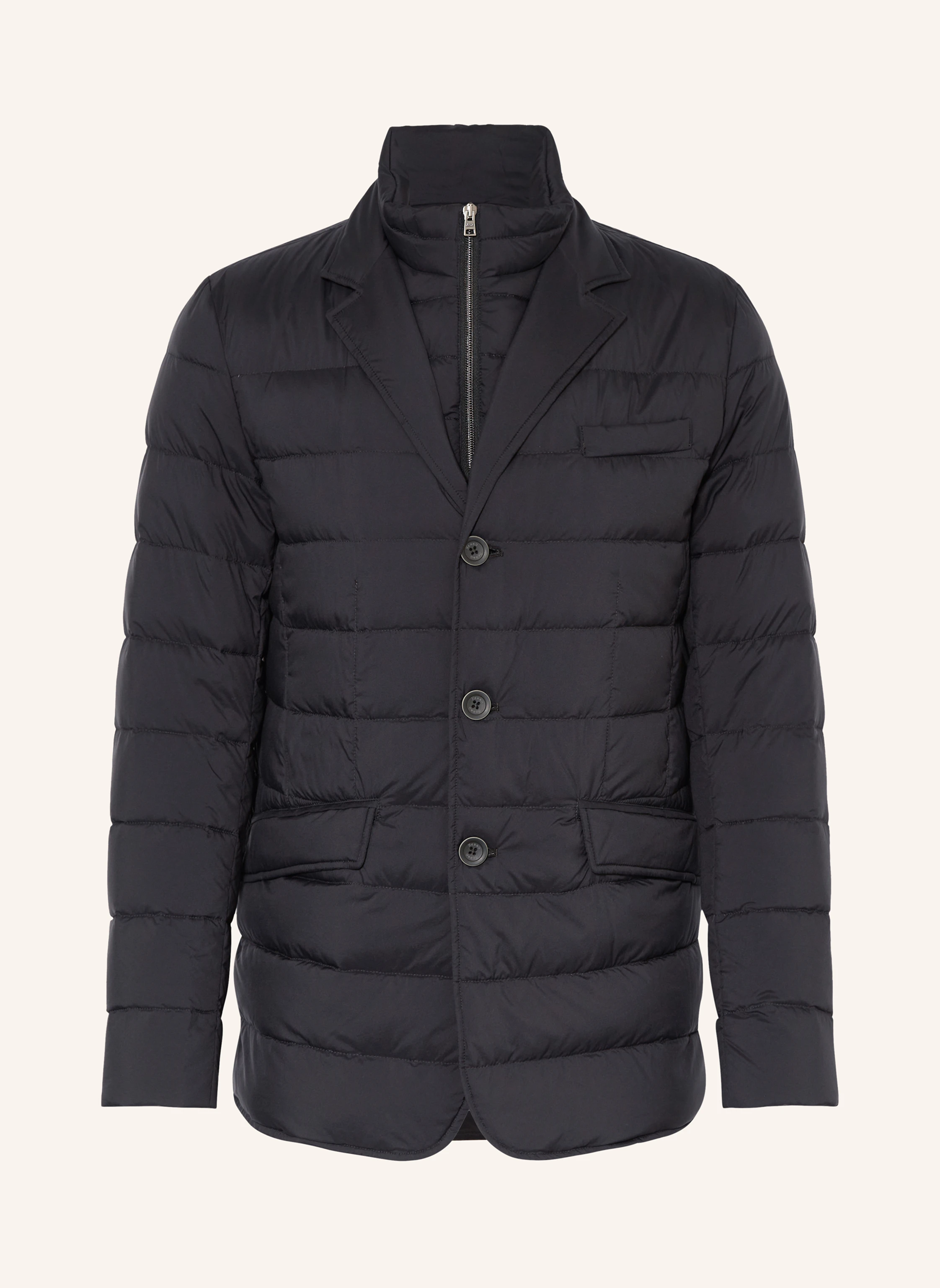 HERNO Lightweight-Daunenjacke mit herausnehmbarer Blende