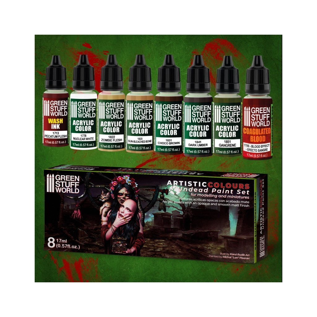 Set de Peintures - Mort-Vivant