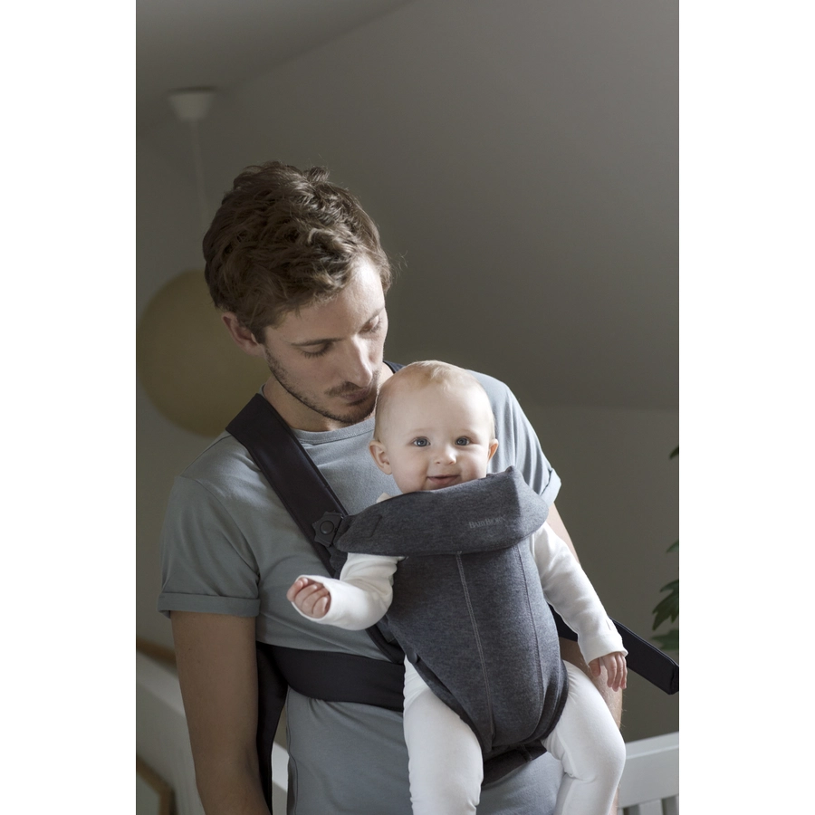 BABYBJÖRN Babytrage Mini Schwarz Cotton