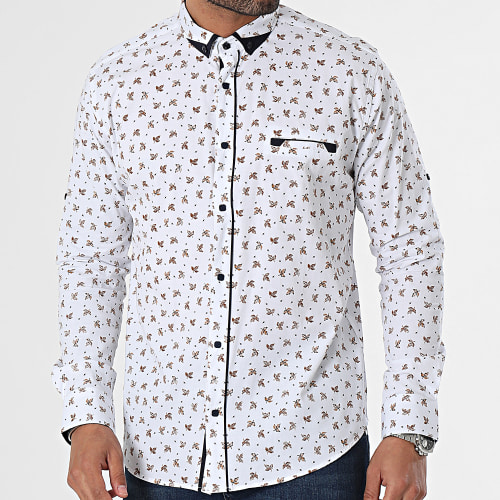 Chemise Manches Longues Blanc
