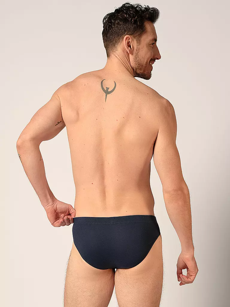 HUBER Brasil Slip 3er Pkg. blue black selection  blau