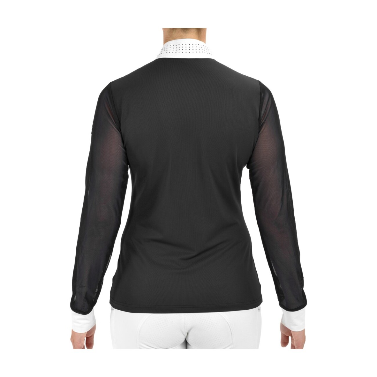 4Riders Turnier-Langarmshirt München schwarz 40 - EU