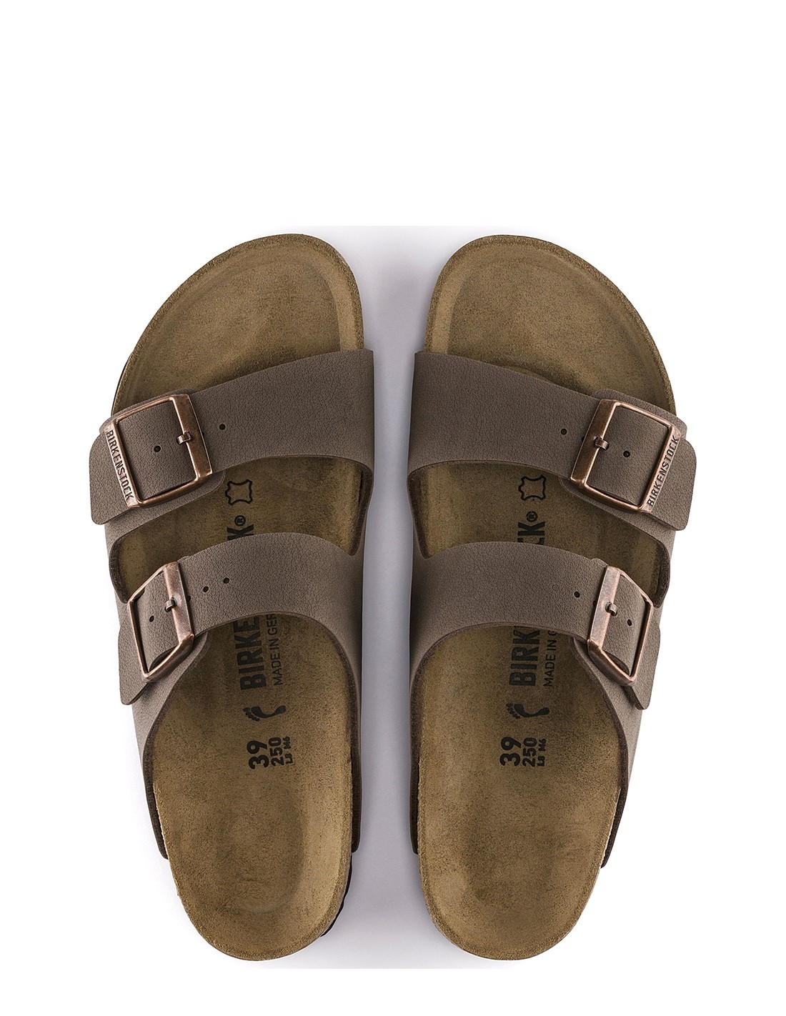 birkenstock Mules homme arizona cuir mocca marron