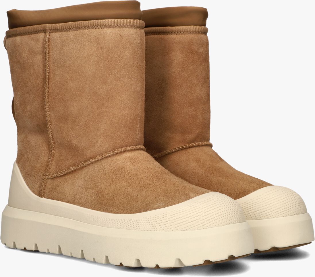 camel ugg laarzen classic short weather hybrid