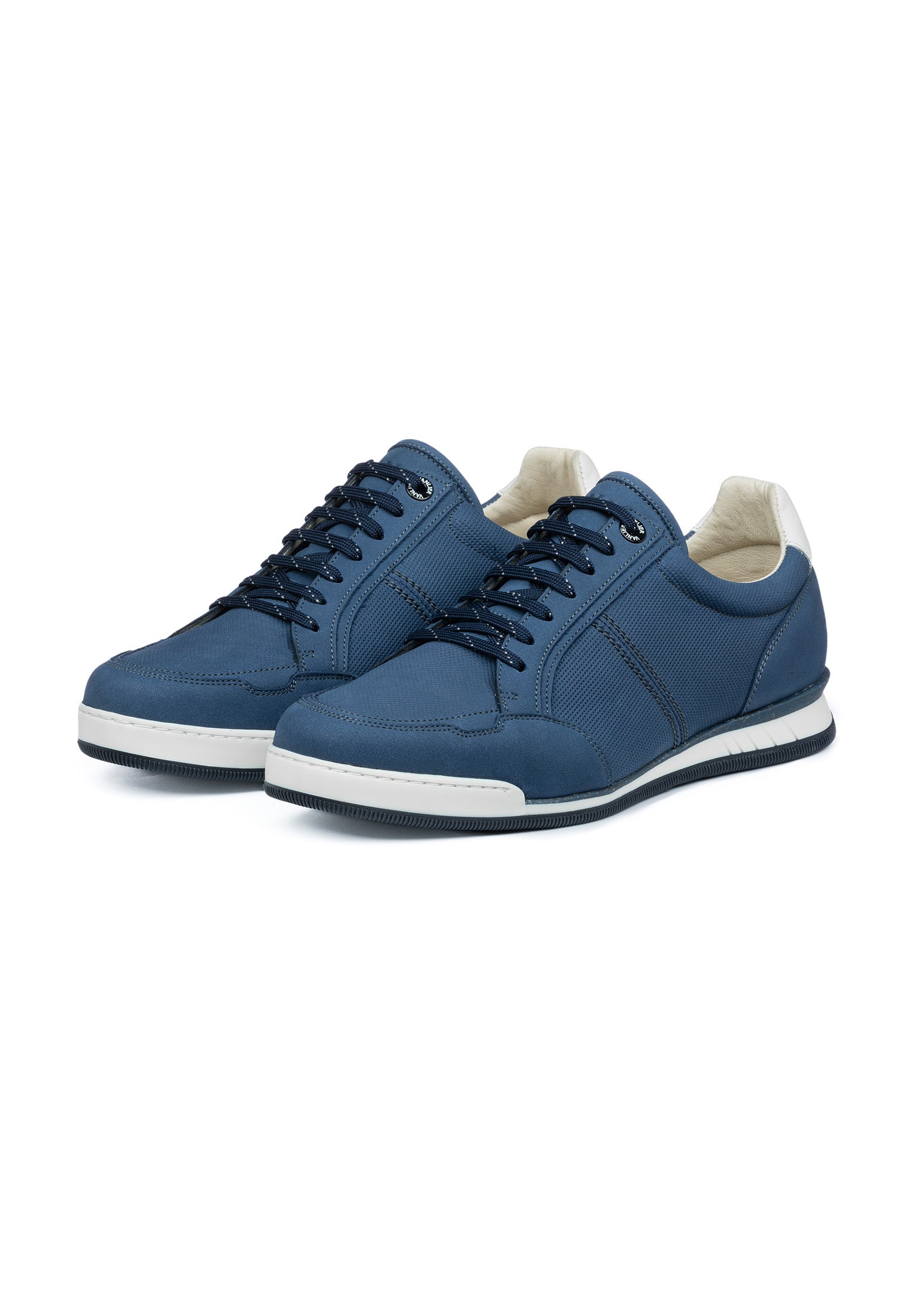 Blauw nubuck Magnus sneaker