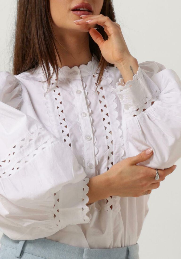 ANTIK BATIK witte antik batik blouse rodo blouse