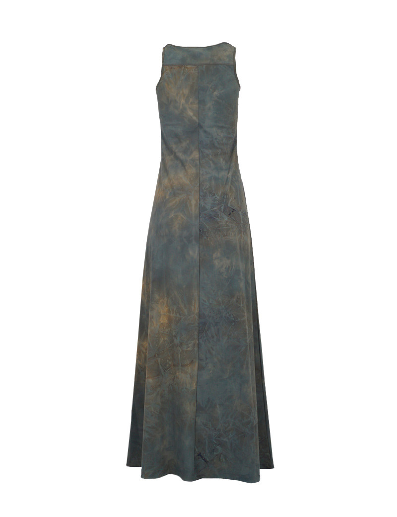 HBT BASICS INSOLITES - GARANCE ROBE KAKI TIE&DYE