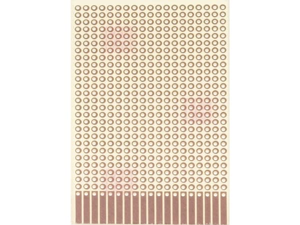 Rademacher WR-Typ 907-1 Printplade til eksperimenter Epoxyd (L x B) 80 mm x 50 mm 35 µm Rastermål 2.54 mm Indhold 1 stk