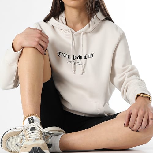 Sweat Capuche Femme Art Series 2 Beige Vintage