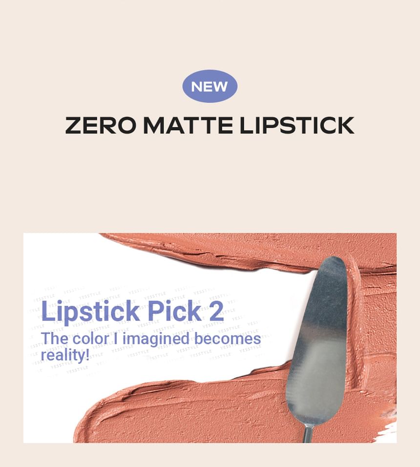 romand - Zero Matte Lipstick Muteral Nude Collection - 3 kleuren