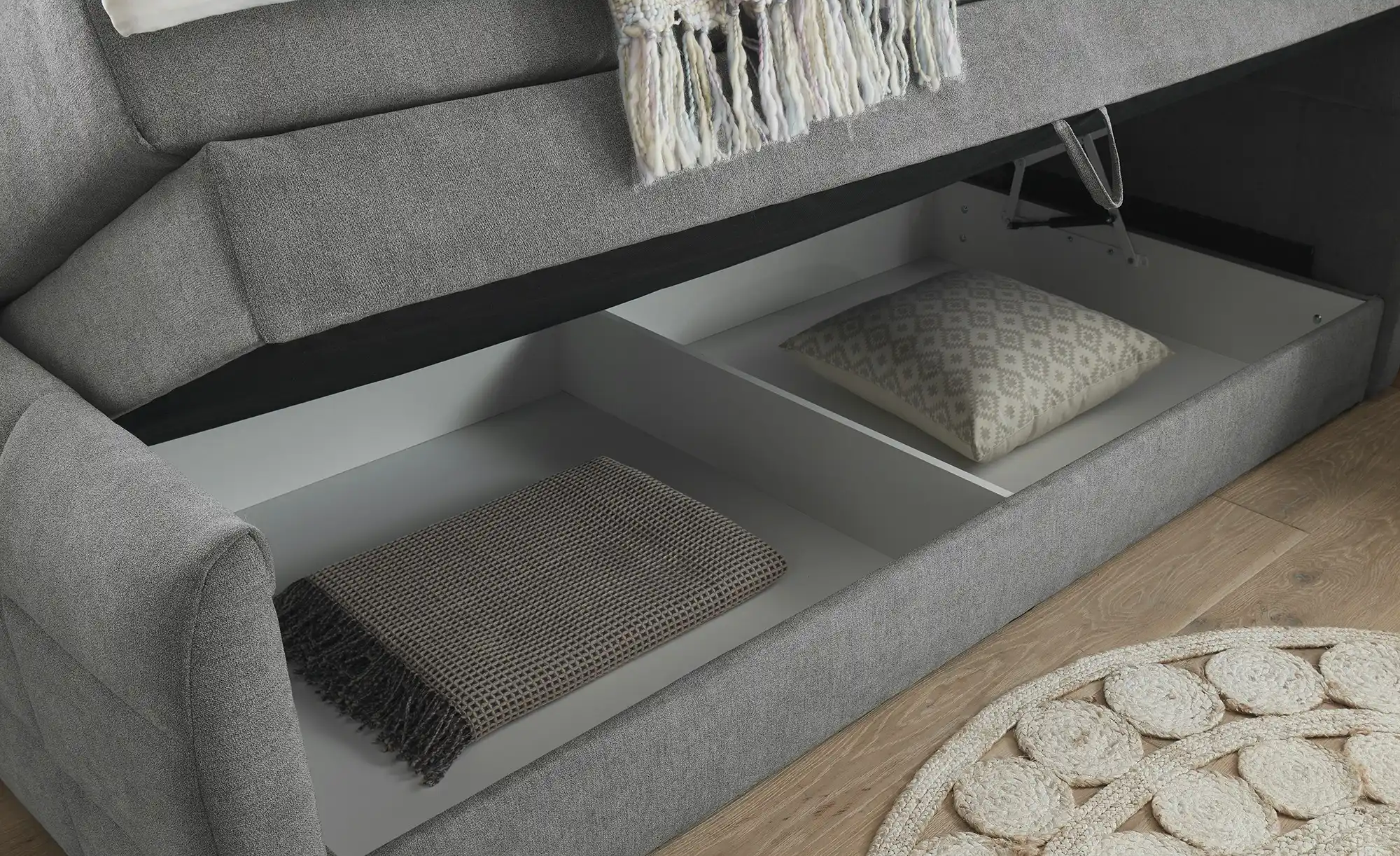 uno Boxspringbett mit Bettkasten Kosmo