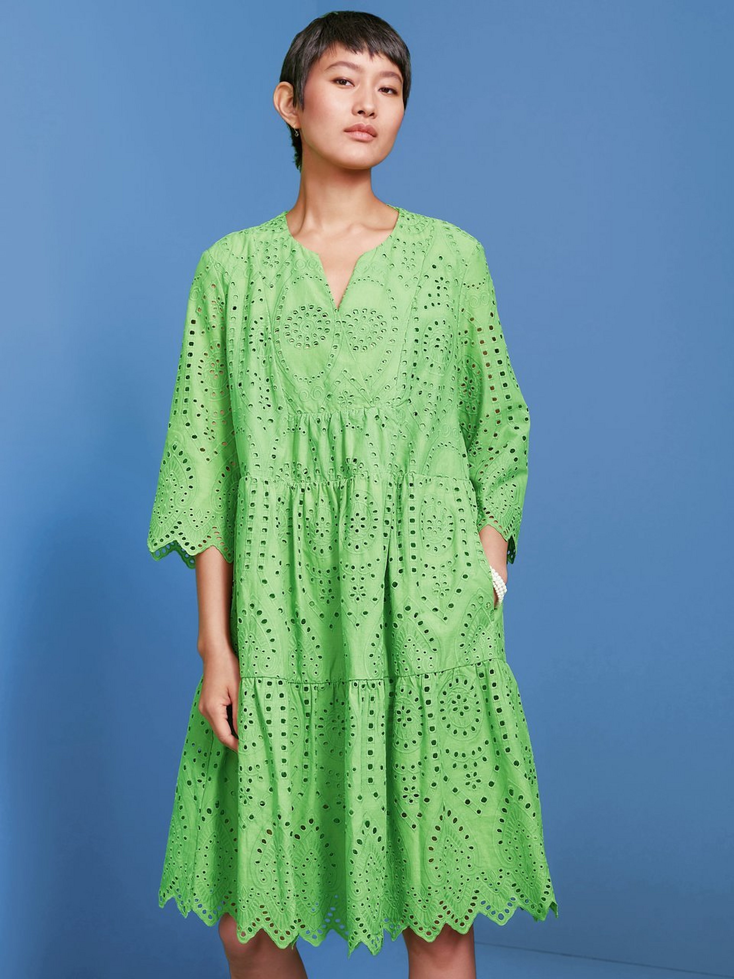Kleid mit 3/4-Arm