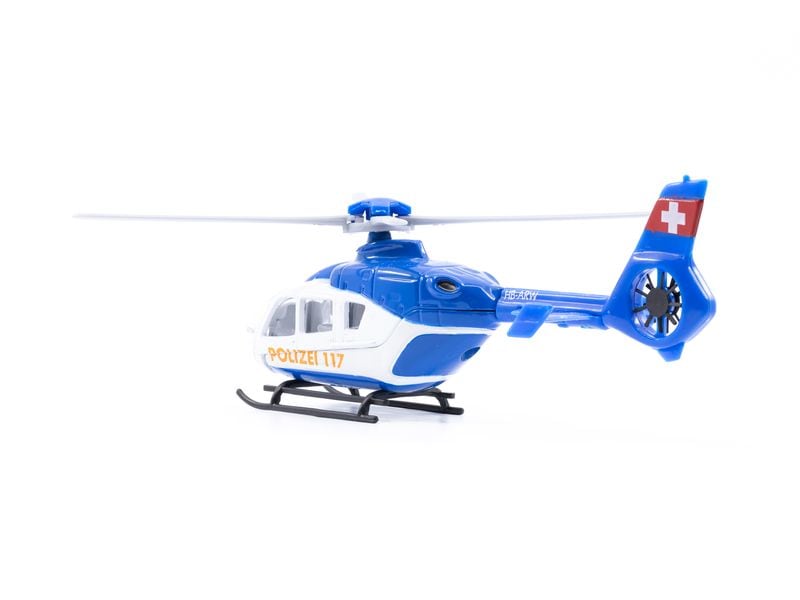 ACE Toy EC-135 Polizei Helikopter 1:72 Mini Polizei Helikopter ca. 13 cm