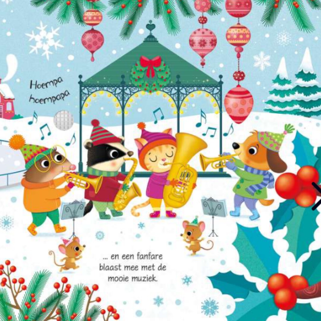 Uitgeverij usborne geluidenboek in de winter