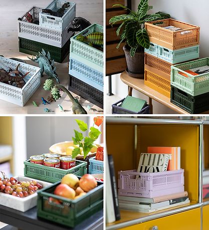 Made Crate Klappbox - Mini - 24x17x9,5 cm - Misty Grey