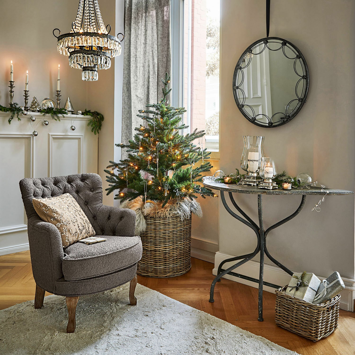 Sessel Calgary grau