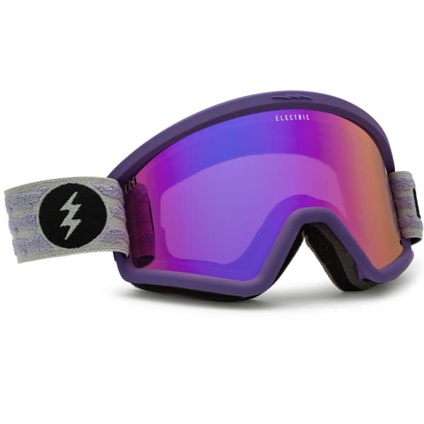 Masque de ski ELECTRIC HEX VOLT STRIPE PURPLE +BL PURPLE CHROME