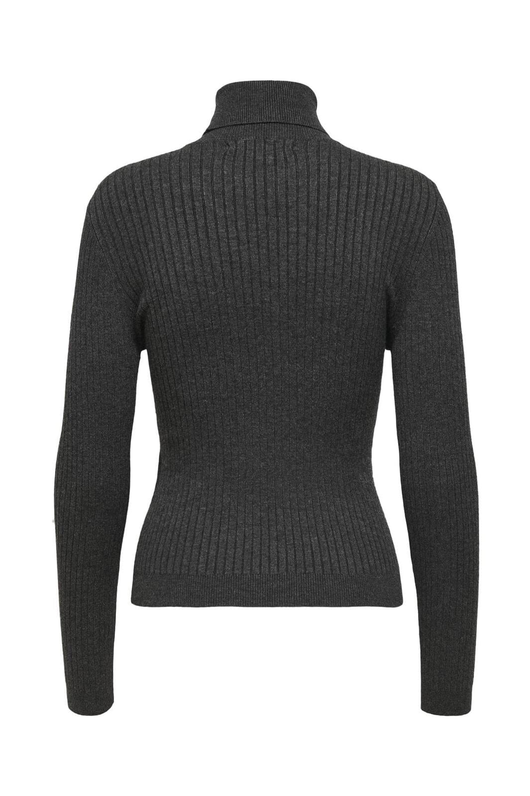 Only Onlkarol L/S Rollneck Pullover Knt 3452284 dark grey melange
