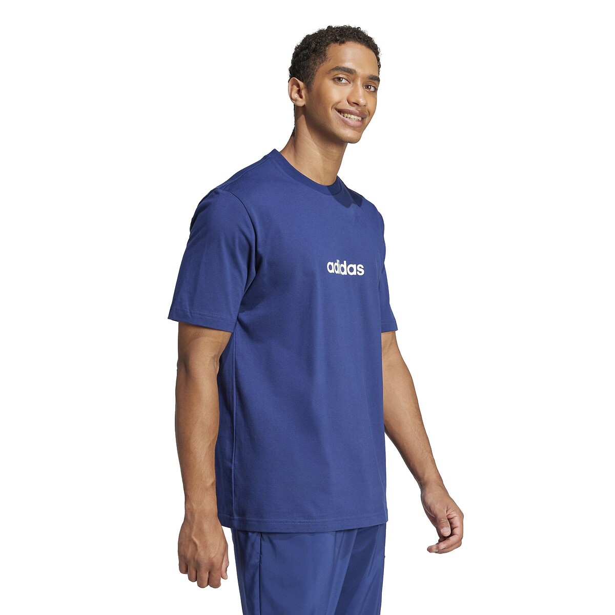 ADIDAS ROUPAS ESPORTIVAS<br>Camiseta de manga curta com logo Essential Linear