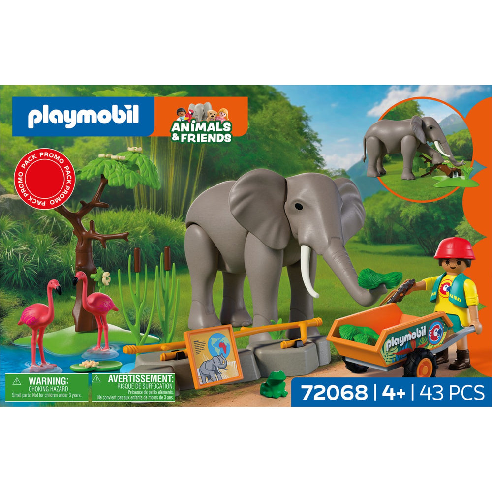 Køb Playmobil® Elephant With Zookeeper