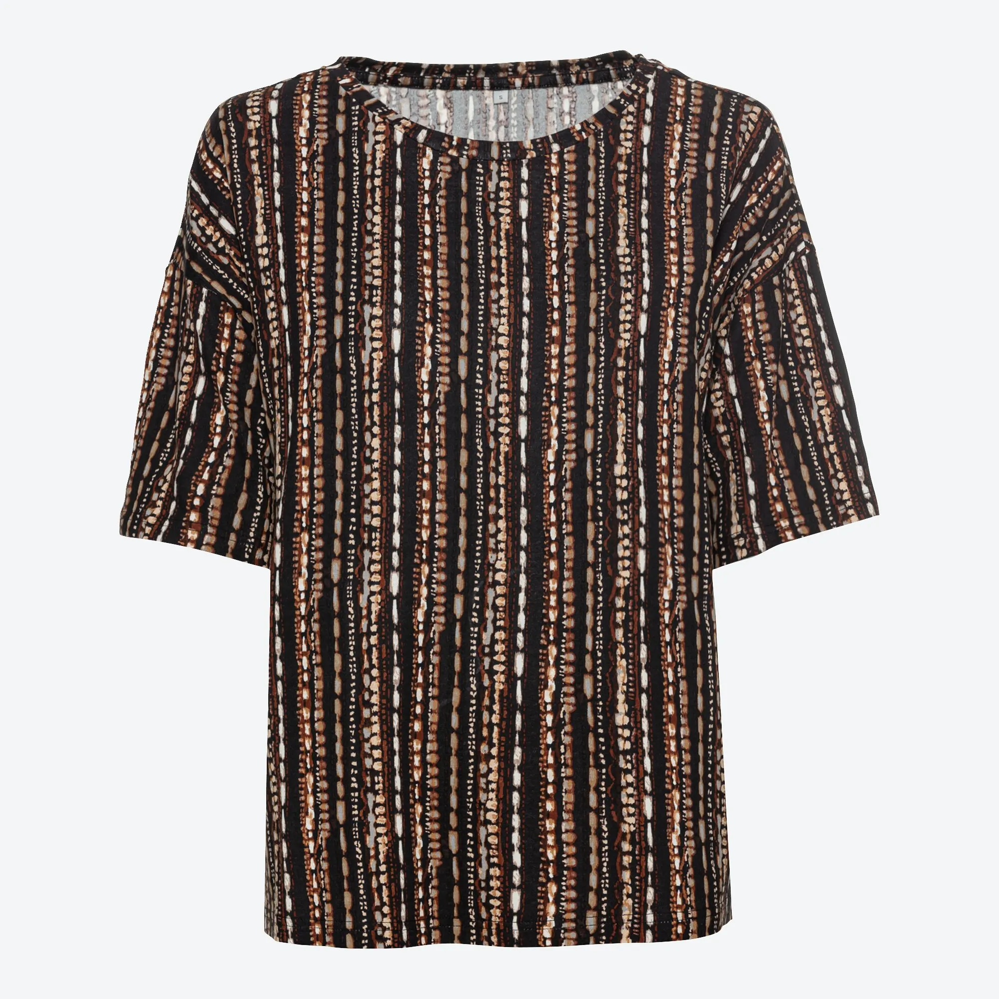 Damen-T-Shirt mit Strick-Optik
