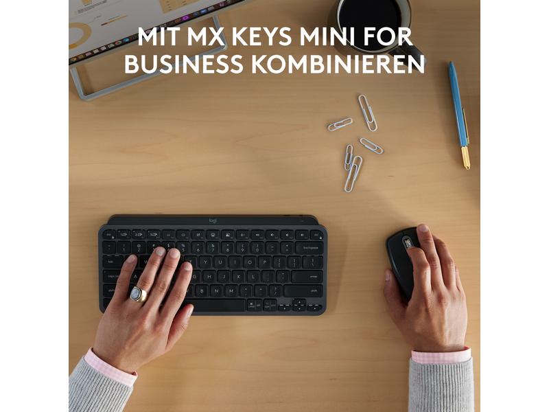 Logitech Mobile Maus MX Anywhere 3s for Business Graphite Kompakte kabellose Performance-Maus mit 8K DPI-Sensor