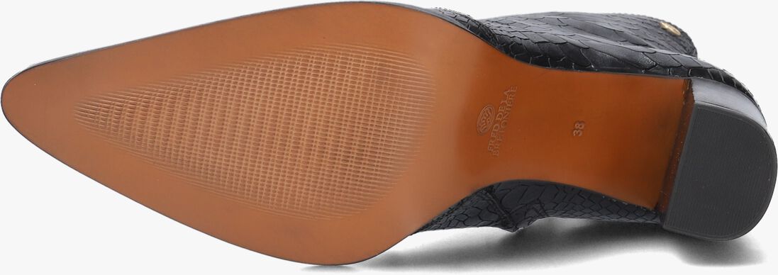 FRED DE LA BRETONIERE zwarte fred de la bretoniere enkellaarsjes paige ankle boot