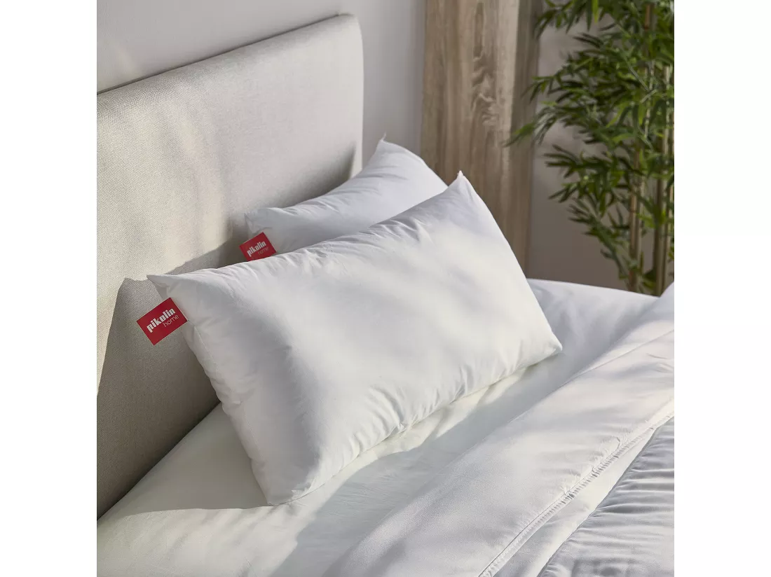 Oreiller en fibre avec gel, tissu extérieur en coton, très doux
