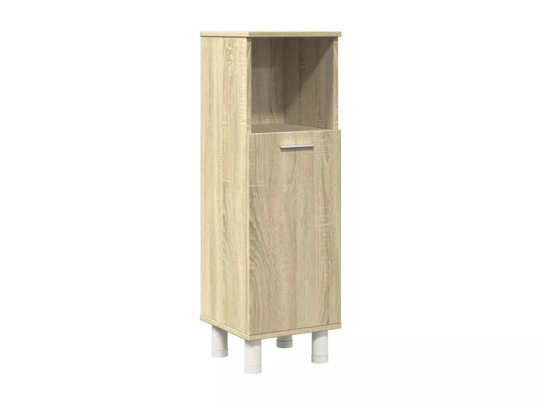 Ensemble de meubles de salle de bain 3 pcs chêne sonoma