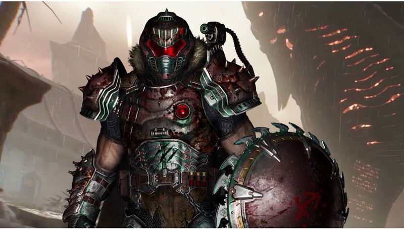 Microsoft - Xbox Doom The Dark Ages Limited Edition Controller - Grijs - Kunststof