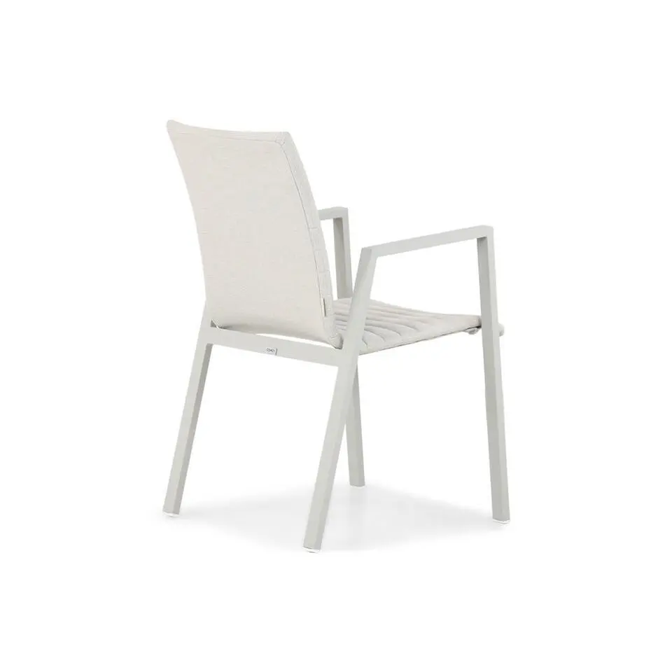 Tuinset 4 personen 165 cm Aluminium/textileen Taupe Osmen Joliet/Brighton
